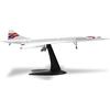 QIYUMOKE Aeroplano Concorde in Metallo pressofuso in scala 1:200 - Edizione British Airways | IDeale da Collezione e Regalo per Gli Appassionati di Aviazione