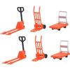 Hemobllo Giocattoli Miniature Veicoli Edili in Leggera Carrelli Elevatori e Transpallet Modellino Sicuro per Accessori Interattivi per Apprendimento e Creatività