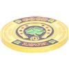 Abaodam Protettore Metallico per Carte da Poker, 4x4x0,8cm, 1 Pezzo | ABS e Rame, Design Raffinato e Dettagli Fini, per Casa e Serate di Carte