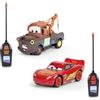 Jada Toys Cars RC Auto Lightning McQueen & Hook (Mater) in Disney Pixar Cars - 2 auto telecomandate dai 4 anni in su, RC Single-Drive Twin Set per bambini, max. 6 km/h, 14 cm