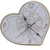 DLM Bomboniere DLM-A557 Bomboniera Orologio in legno bianco e panna linea Cuore Albero della Vita Portafortuna cm 11x11x5 per Matrimonio Nozze Anniversario Comunione Cresima Battesimo Laurea Compleanno