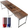 Beer Pong Set da Tavolo Ufficiale Old School | 1 Tavolo + 120 Coppe (60 Blu & 60 Rosso) + 6 Palle | Kit Completo | Gioco da Bere | OriginalCup®