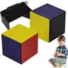 Generic Trucco magico del cubo appiattito, Prop magico del cubo appiattito Cubo clone unico - Scherzi scherzosi, scenici, Strumenti per spettacoli di magia per adulti e principianti
