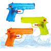 GOKIDSY Set di 15 pistole ad acqua, 12 cm, per bambini e adulti, con portata elevata, pistola a spruzzo ad acqua, piccola mini per bambini