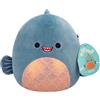Squishmallows Original 19,1 cm - Kurtz il Piranha blu-verde
