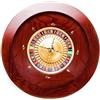 ATIJAA Ruota della roulette Set di ruote per roulette in legno Giradischi Giochi da tavolo per il tempo libero Cuscinetti di precisione di grado del casinò Piatto in alluminio per giochi da casinò notturni a