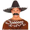 FIESTAS GUIRCA Guirca Cappello Messicano Sombrero Adulto 50 CM - Colori Assortiti (Nero)