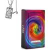 Generico The Life Code Tarot - Pocket Edition per principianti, carte di carta in rame, confezione Easy Box, include collana e guida al codice QR