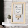 Smile lab Targa Puzzle Personalizzata con 1-6 Nomi in Legno Regalo Festa della Mamma Puzzle Personalizzato Mamma Sei il Pezzo che ci Tiene Insieme Idee Regalo Donna Compleanno Anniversario (Stile01)