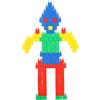 JOINPAYA Mattoncini Educativi da Costruzione in Plastica 100 Pezzi per Bambini | Forme Geometriche Assortite, Gioco per Studio e Conteggio Numerico, Attività DIY Sicura e Stimolante Colore Casuale