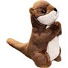 PEAJPBS Simpatico Lontra Giocattoli, Lontra Morbido Peluche, Lontra Peluche Gattino Bambola Peluche Lontra Doll Cuscino Per Il Regalo Di Compleanno Dei Bambini-19cm