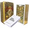 Noblelady Tarocchi Originali con Guida E Scatola di Ferro, Strumenti di Divinazione Mazzo di Carte dei Tarocchi Che Raccontano Il Futuro per Principianti Ed Esperti Lettori