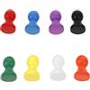 Uonlytech 10 pezzi Pedine da Gioco in Legno Colorate Pezzi da Tavolo Piccoli con Design Ergonomico e Superficie Liscia per Giochi da Tavolo Stimola Pensiero Logico