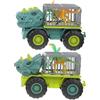 BESPORTBLE Giocattolo Triceratopo a Pressione, 2 Set Plastico, Festa Scuola Decor | Batteria, per Casa e Compleanno, Sviluppa Abilità Pratiche, Stimola Curiosità, Due Set per Bambini Colore Casuale