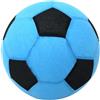 Generico Pallone Da Calcio Morbido - Pallone In Tessuto Da 25 Cm | Calcio Gonfiabile Rivestito In Tessuto Per Bambini E Ragazzi Per Spiaggia E Giardino | Palla Sportiva Leggera Per Giochi Indoor, Costruzione L