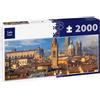 Lais Puzzle Bologna, Italia: Skyline e Le Famose Torri sul Tetto 2000 Pezzi Panorama