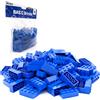 BRICK Flip LEGO 2x4 Mattoncini Classic, Blu, 100 pezzi - Parti singoli nella confezione grande, mattoni basici | Basic Bricks (3001)