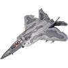 TECKEEN 1/33 Scala US F-22 Fighter Raptor Paper Fighter Modello Militare Diecast Aereo Modello per Collezione (Kit Non Assemblato) Collezione di Modelli