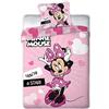AYMAX S.P.R.L. Parure da letto Disney Minnie Star - Copripiumino 140 x 200 cm + federa 63 x 63 cm