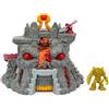 Famosa Giochi Preziosi GORMITI - Playset Legends Vulcano, con tante funzioni di gioco, incluso personaggio d'azione Magmion del fuoco versione oro, per bambini dai 4 anni, GRL01000,, Multicolore