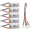 ZYGY 5PCS 3.7V 180mAh lipo Batteria con 5in1 Linea di conversione per A20 A20W Quadrocopter Elicottero telecomandato