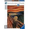 Ravensburger - Puzzle: El Grito de Munch, 1000 piezas, Puzzles para Adultos, Rompecabezas para Adultos, Regalos Adultos y Niños, 70x50cm