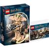 BRICKCOMPLETE Lego Harry Potter, set da 2 pezzi, 76421 Dobby der Hauself & 30392 Hermines Scrivania Polybag
