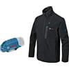 Bosch Professional Giacca riscaldabile GHJ 12+18V XA (incl. adattatore per ricarica USB GAA 12V-21, senza batteria) - Taglia L