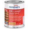 Remmers Vernice trasparente Acqua HK 3in1 pino/larice, 0,75 litri, vernice per legno, per recinzioni, copertura per auto, casette da giardino, impregnante + fondo + finitura in uno