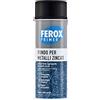 FEROX Fondo per Metalli Zincati 400 ml, aggrappante per verniciatura, colore Grigio, Primer superfici interno/esterno, rapida essicazione, lunga durata