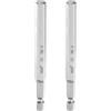 QUARKZMAN 2Pz Punte Cacciavite Esagonale Piatta 8mm (H8) Gambo Esagonale da 1/4 Lunga 80mm (3.15) Magnetiche Professionali in Acciaio S2 Punta Inserti per Avvitatore a Cava Metrica Chiave