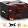 ACMER K1 Macchina per incidere laser 7000 mW, Classe 1, piccolo incisore laser chiuso di sicurezza, superficie di incisione 150 x 150 mm, precisione 0,01 mm, taglio laser ad alta precisione per legno