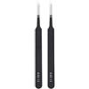 Bewinner Pinzette di precisione antistatiche 2PCS ESD-13, pinzette a punta piatta da 4,7 pollici Pinzette in acciaio inossidabile Kit manutenzione Strumenti di riparazione Elettronica(KGX-13)