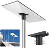 Justech Adattatore per Tubi Starlink Gen 3 a 360° Regolabile Supporto da Palo Starlink Gen 3 in Lega di Alluminio Compatibile con Diametro 25-53 mm Installazione Universale per Tetto Parete Giardino