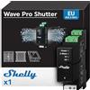 Shelly Wave Pro Shutter, Z-Wave Interruttore Intelligente Relé Bifase - 2 Canali x 16А,Tende, Persiane, Tapparelle, per Guida DIN, Monitora il Consumo di Energia, Hub Z-Wave Richiesto, SmartStart
