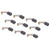 QUARKZMAN 6,5mm x 7,5 mm x 13 mm Carbonio Spazzola, Spazzola di Carbone di Ricambio 10pz Motore Carbonio Spazzola Carboncini Motore Elettrico per Utensili Elettrici