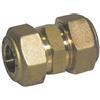 Tiemme Raccordo diritto intermedio doppio o-ring per gas 18mm