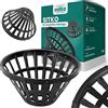 Millto™ Cestino Filtro per Pluviale Grondaia Raccoglitore di Foglie Sistema Drenaggio dei Rifiuti Parafoglie Cestello Flusso d'Acqua Maglia Polipropilene