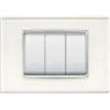 Vimar Placca Vimar Eikon Classic 3 Moduli Bianco Ice 20653.B72