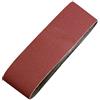 kwb 3x Nastro di levigatura in tessuto, 75 x 533 mm, K-40, Noble Corindone, per legno e metallo, carta vetrata per smerigliatrice a nastro / rettificatrici