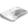 Domotechnika Barrier Free Ceramic Washbasin, Wall-Mounted, Bianco