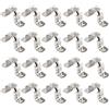 TopHomer 20 clip per cinghia per tubi, in acciaio inox M40, a 2 fori, a forma di U, resistenti, per fissaggio di tubi dell'acqua e tubi del gas