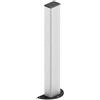 Dieffematic Colonna Singola per Fotocellule - Supporto Universale Professionale in Alluminio Extrapiatto con Base - 50 cm