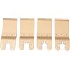 Artillery Lama Multifunzione, 4pcs Lama Per Sega Oscillante Lama Multiutensile Per Legno Da 1,3 Pollici In Carburo Cementato Diamantato Per La Lavorazione Del Legno