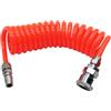 Gatuida Tubo Flessibile Retrattile Pu per Compressore Aria 8mm X 5mm | Rosso, Leggero e Flessibile, Adatto a Acqua e Olio Non Corrosivo, per Utensili Pneumatici Colore Casuale