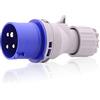 intratec 100% Shopping Intratec invertitore di fase CEE 16A 230V 4 poli IP44 9h blu/grigio IEC60309, inversione di fase