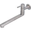 SYH&AQYE Rubinetto del bagno a parete, rubinetto lungo Rubinetto dell'acqua fredda Bagno Mop Piscina Lavatrice Decorazione del giardino Rubinetto per tubo da giardino per cucina Balcone