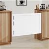 SanBouSi Porte a battente in legno di pino, divisorio interno, porte basculanti con cerniere bidirezionali e funzione di chiusura automatica, per bar, giardino e soggiorno, 90 x 60 cm, bianco