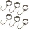 Zerniple Gancio in Acciaio Inox, Appendiabiti per Asciugamani, Gancio per Utensili da Cucina (6 Pezzi)