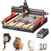 Twotrees TTC6050 500 W CNC con kit di raffreddamento router CNC raffreddato ad aria da 500 W, fresatrice CNC, 600 x 500 x 100 mm, area di lavoro, incisione CNC integrata, nessuna installazione